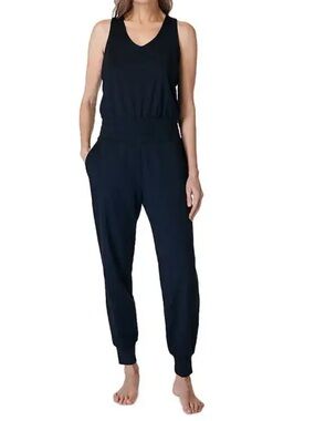 NWOT Sweaty Betty Gaia Yoga Jumpsuit | Black | UK size S/US size 6